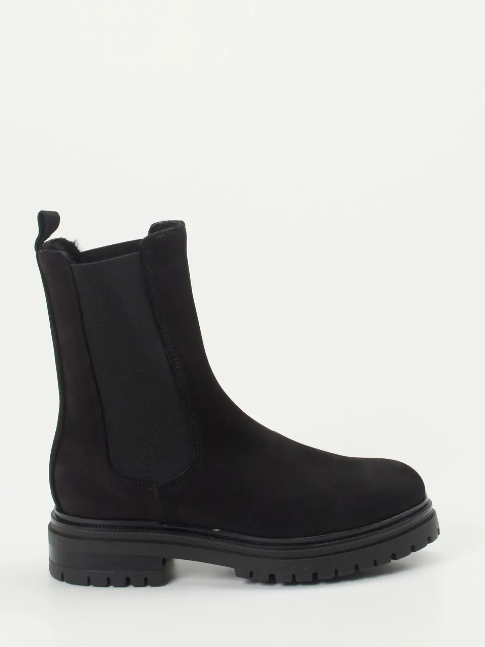 Andrea Puccini – Chelsea Boot aus Nubukleder schwarz