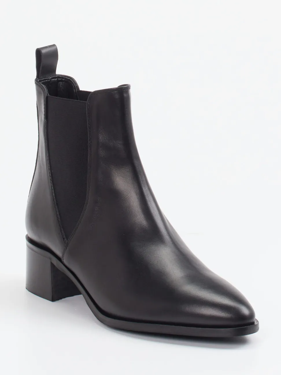 Andrea Puccini – Chelsea Boots aus Lammleder schwarz