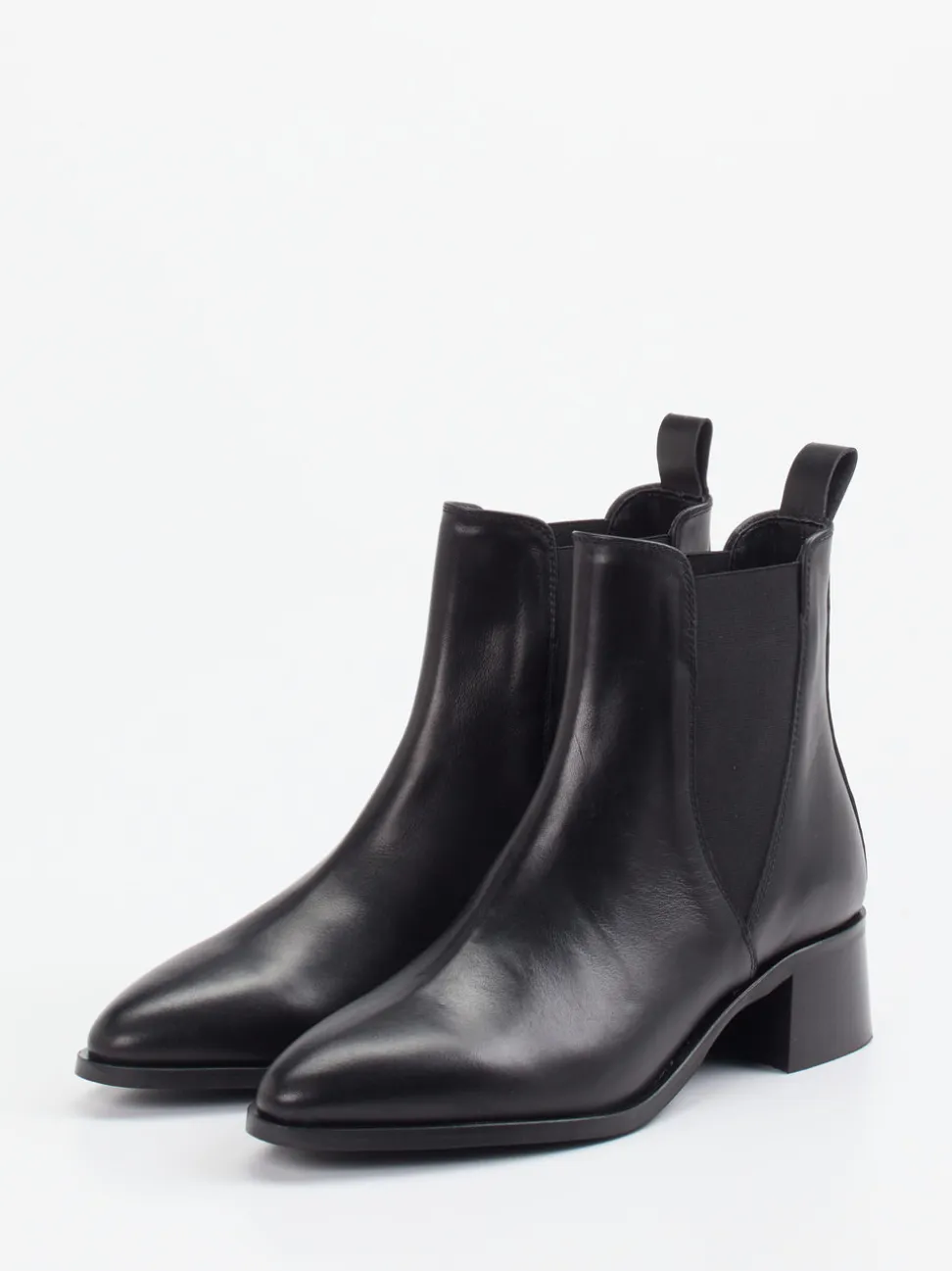 Andrea Puccini – Chelsea Boots aus Lammleder schwarz