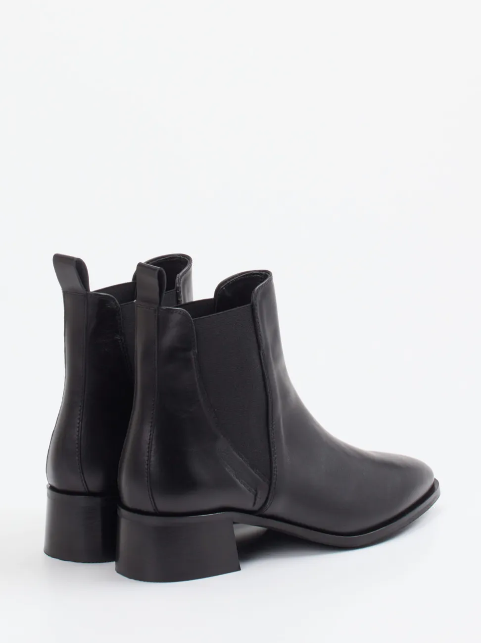 Andrea Puccini – Chelsea Boots aus Lammleder schwarz