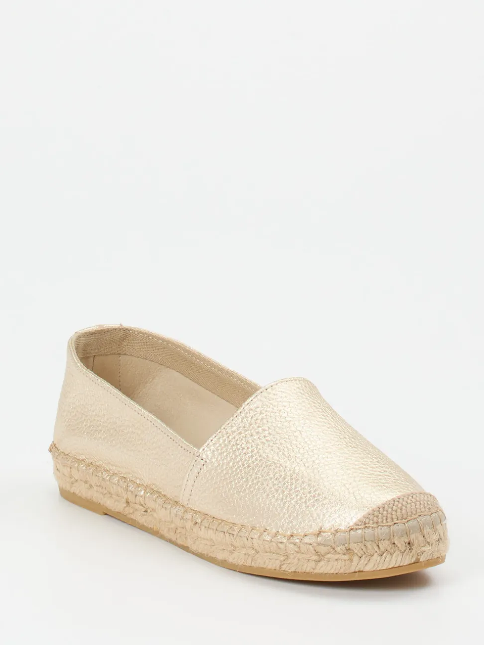 Andrea Puccini – Espadrilles aus Lammleder Gold