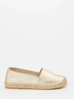 Andrea Puccini – Espadrilles aus Lammleder Gold