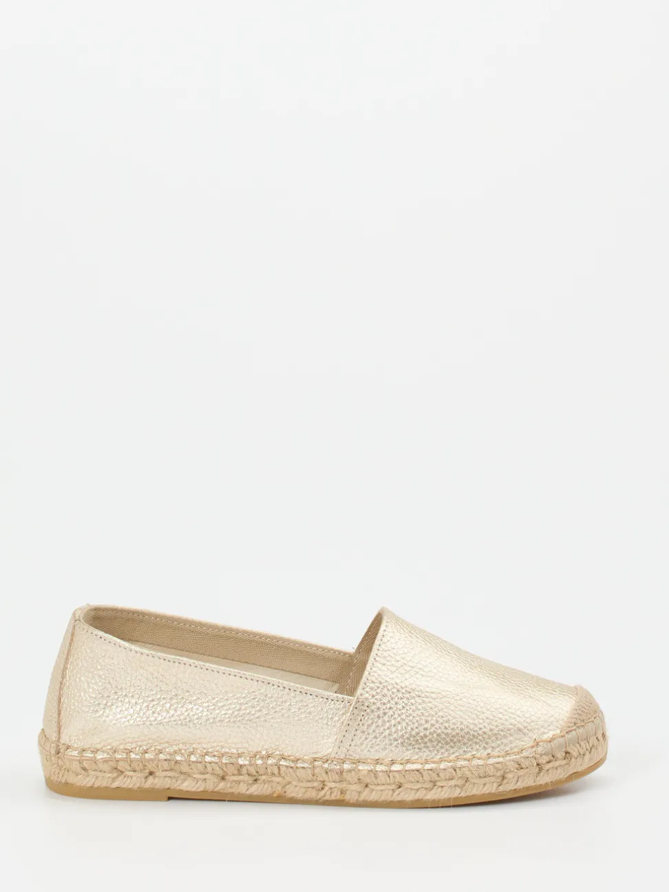 Andrea Puccini – Espadrilles aus Lammleder Gold