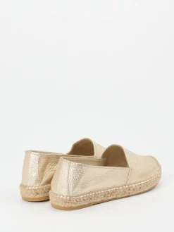 Andrea Puccini – Espadrilles aus Lammleder Gold