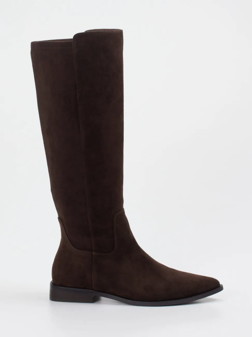 Andrea Puccini – Kniehohe Stiefel aus Veloursleder Braun