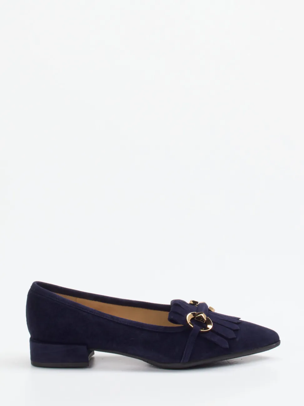 Andrea Puccini – Loafer aus Veloursleder Dunkelblau