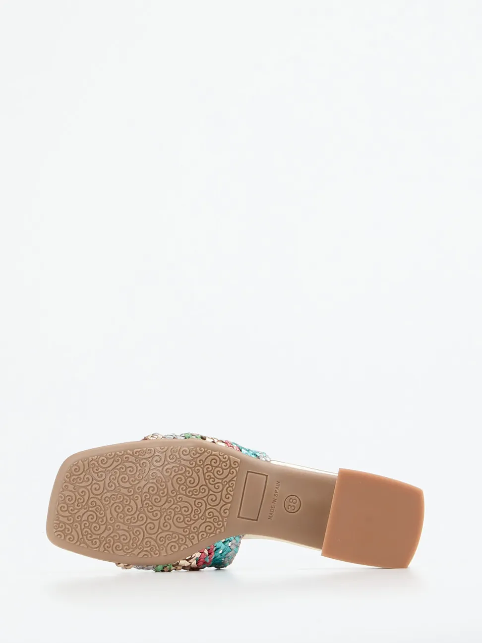 Andrea Puccini – Mules aus Metallicleder multicolor