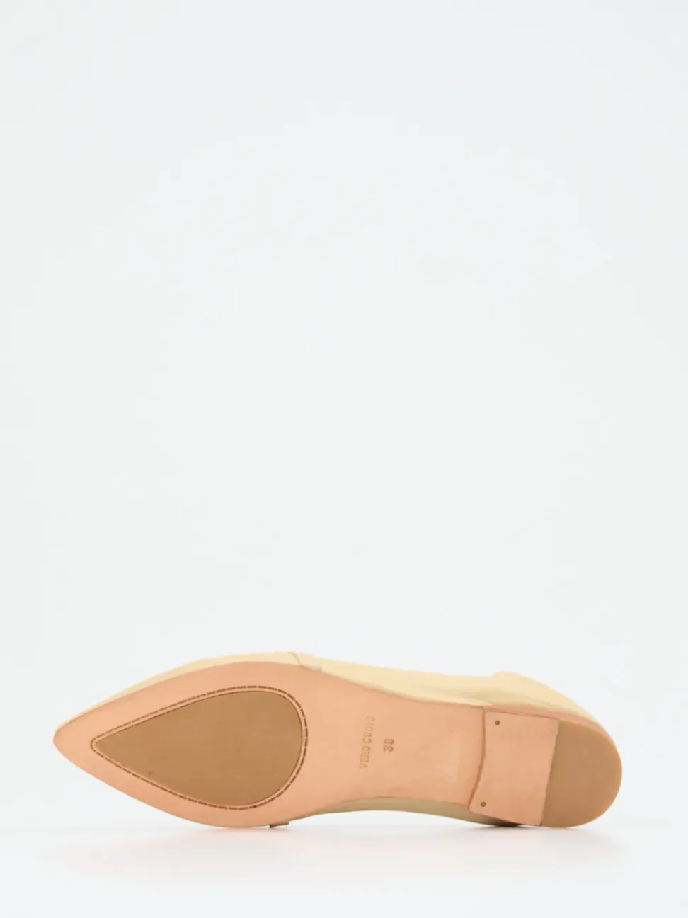 Andrea Puccini – Slipper aus Lammleder in Beige