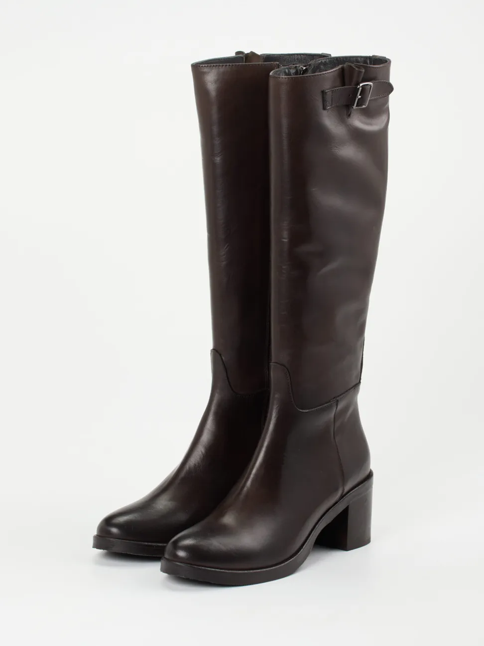 Andrea Puccini – Stiefel aus Kalbleder Dunkelbraun