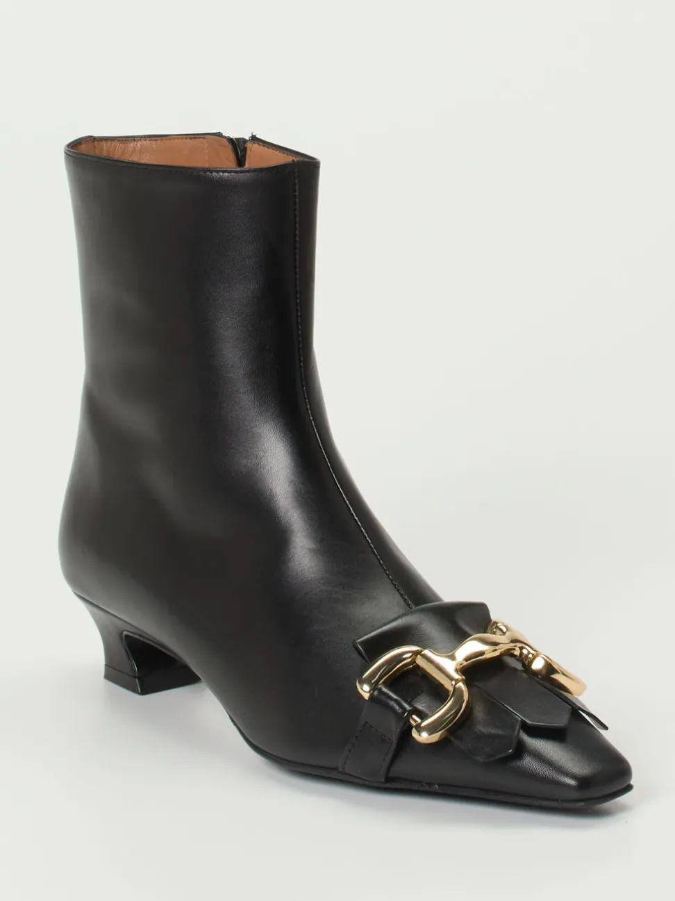 Andrea Puccini – Stiefelette aus Lammleder Schwarz