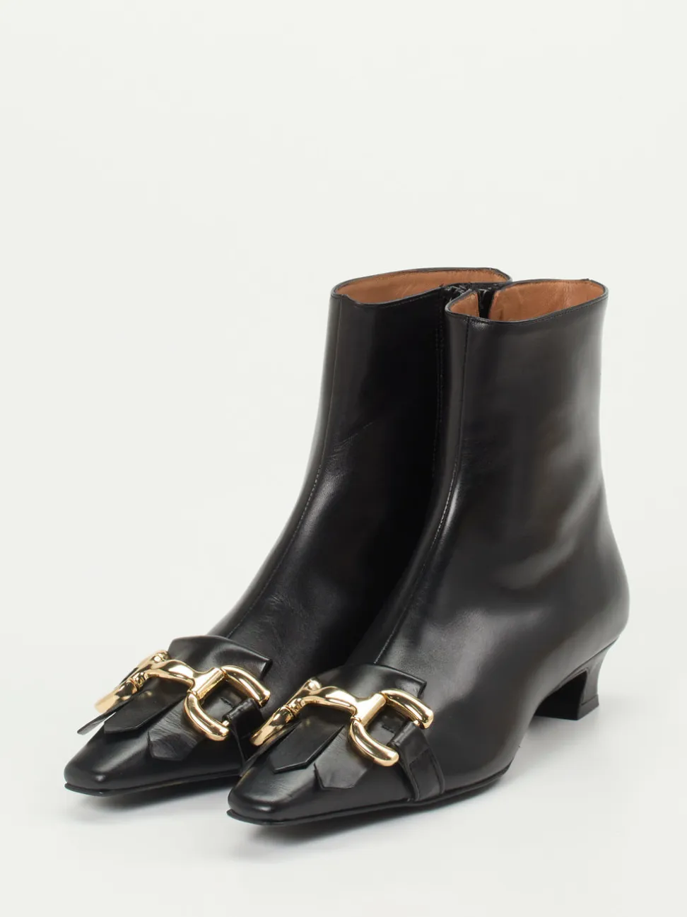 Andrea Puccini – Stiefelette aus Lammleder Schwarz