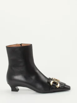 Andrea Puccini – Stiefelette aus Lammleder Schwarz