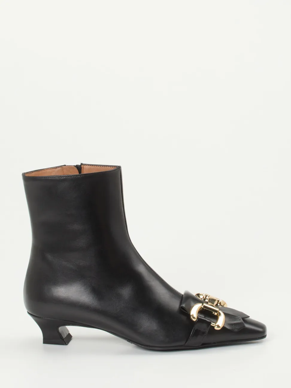 Andrea Puccini – Stiefelette aus Lammleder Schwarz