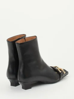 Andrea Puccini – Stiefelette aus Lammleder Schwarz
