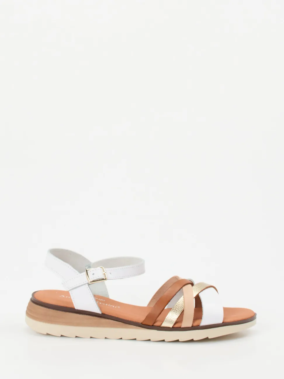 Andrea Sabatini – Riemchensandalen aus Leder multicolor