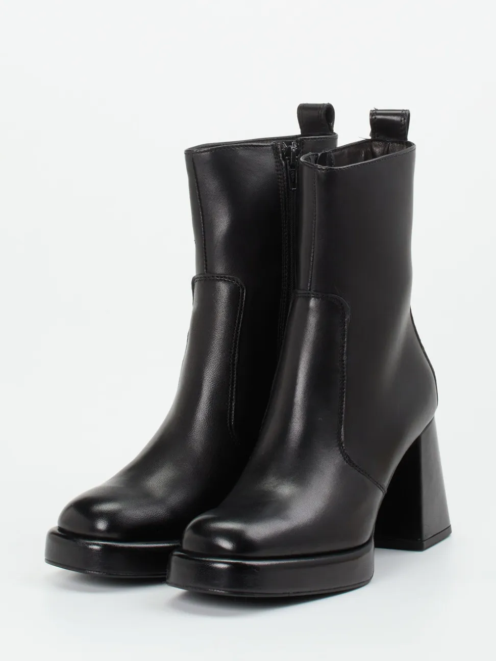 Andrea Sabatini – Stiefeletten aus Kalbleder Schwarz