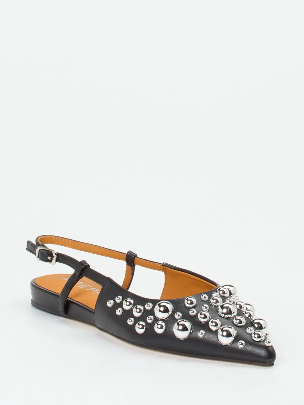 Apepazza – Slingpumps aus Glattleder Schwarz