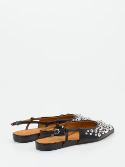 Apepazza – Slingpumps aus Glattleder Schwarz