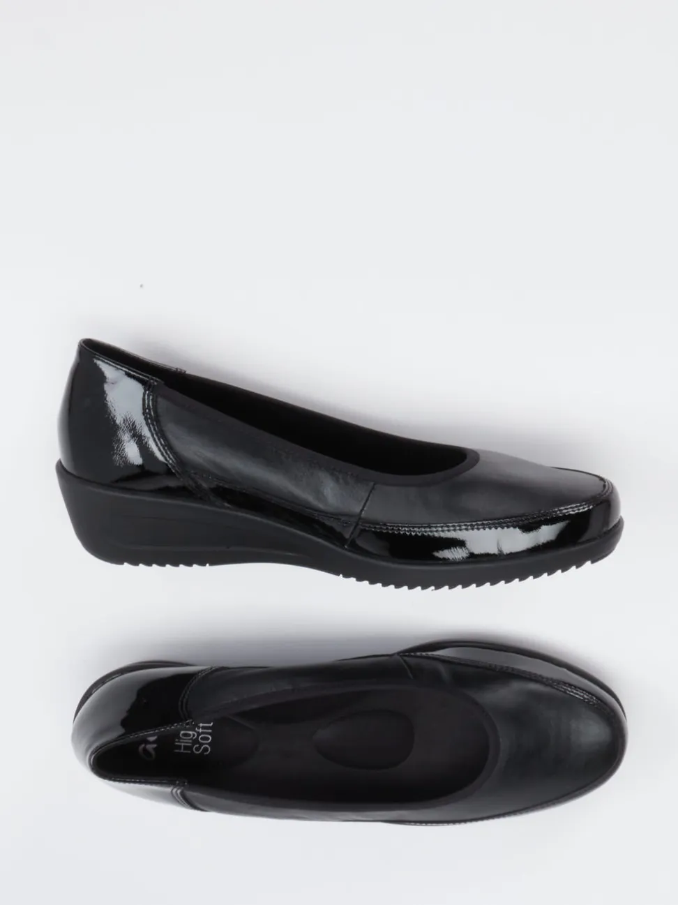 Ara – Komfort-Ballerina aus Kalbleder Schwarz