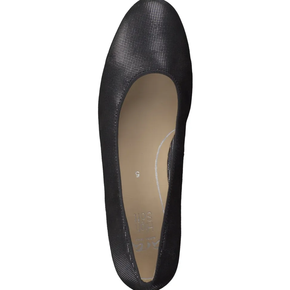 Ara – Pumps aus geprägtem Leder in Schwarz