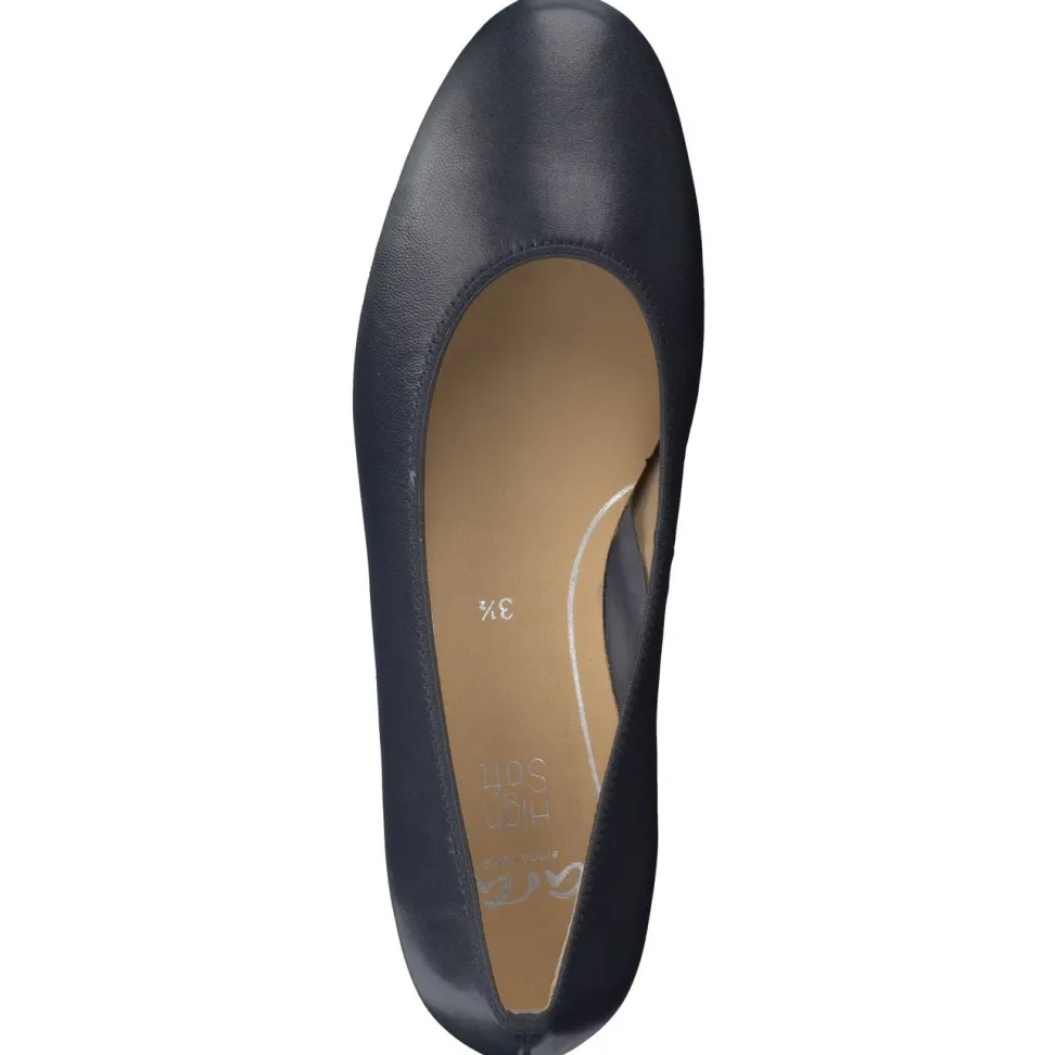 Ara – Pumps aus Lammleder in Dunkelblau