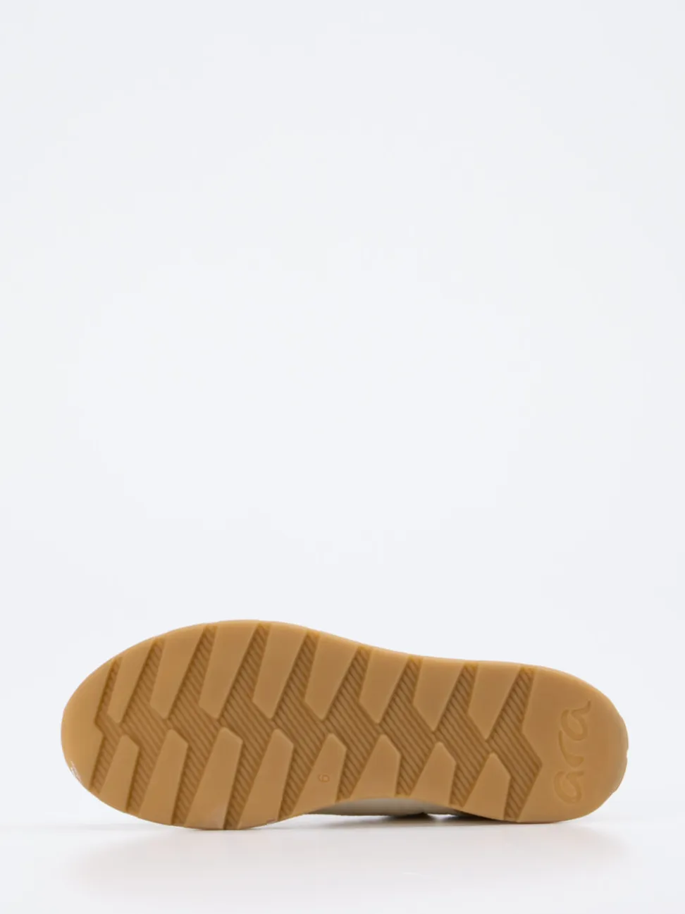 Ara – Sneaker aus Kalbleder in Creme und Beige