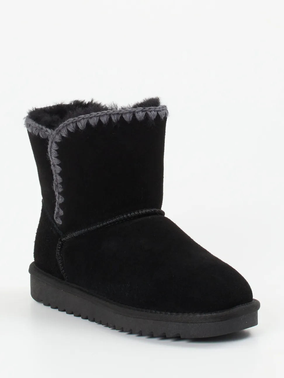 Ara – Stiefelette aus Veloursleder Schwarz