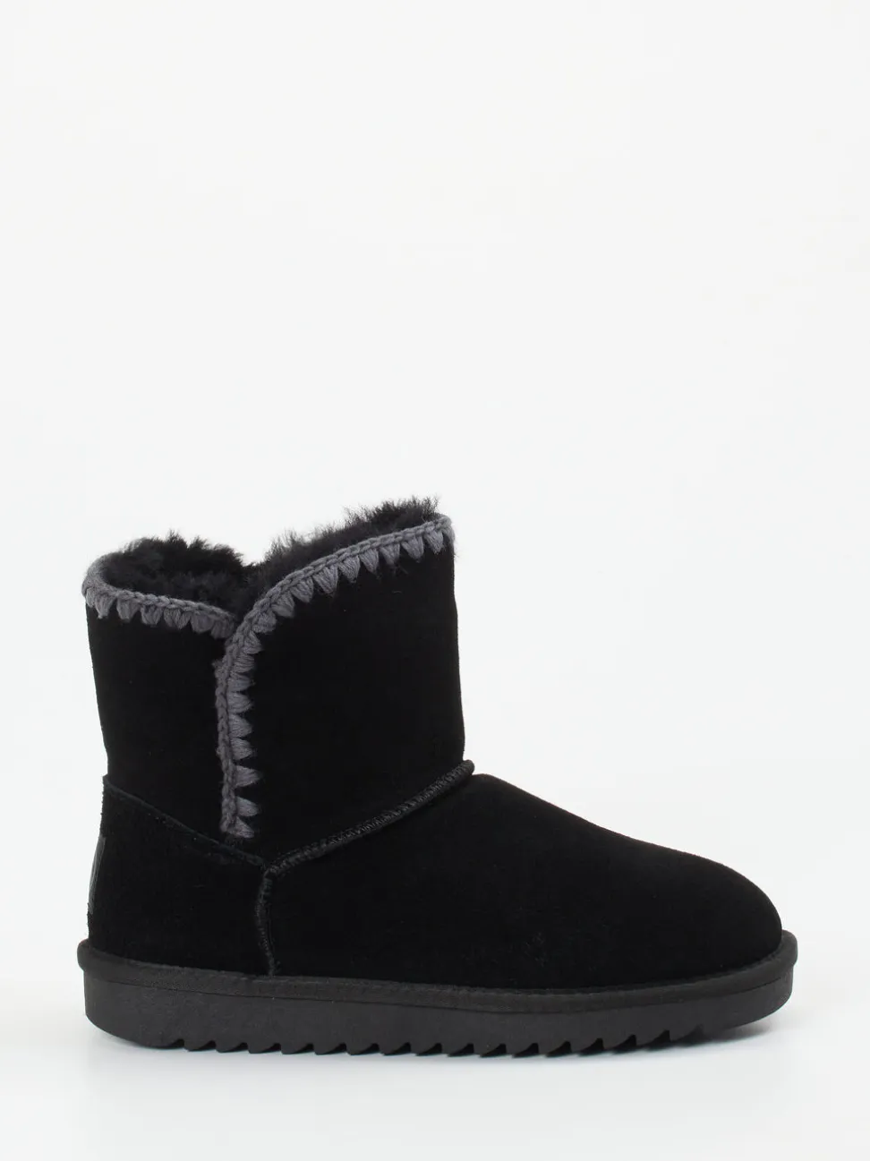 Ara – Stiefelette aus Veloursleder Schwarz