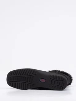 Ara – Winterboots aus Veloursleder schwarz