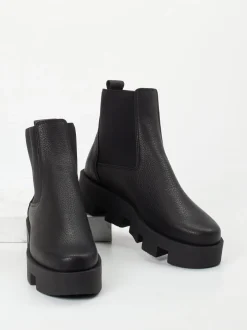 Arche – Chelsea Boots aus Kalbleder Schwarz