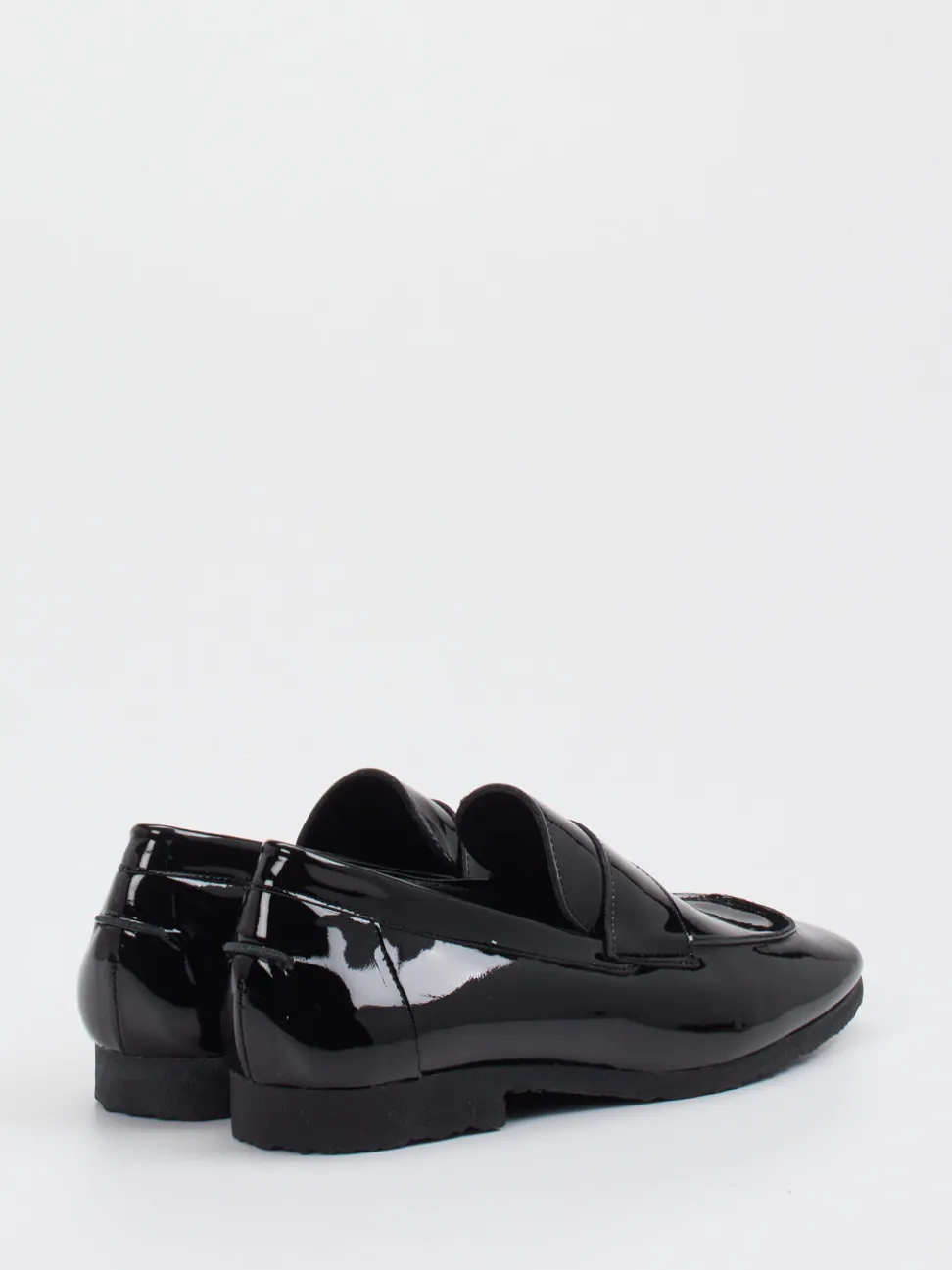 Arche – Loafer aus Lackleder in Schwarz