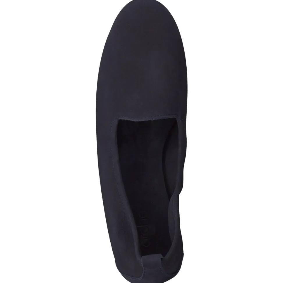 Arche – Slipper aus Nubukleder in Dunkelblau