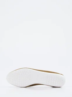 Arche – Slipper aus Nubukleder in Cognacbraun