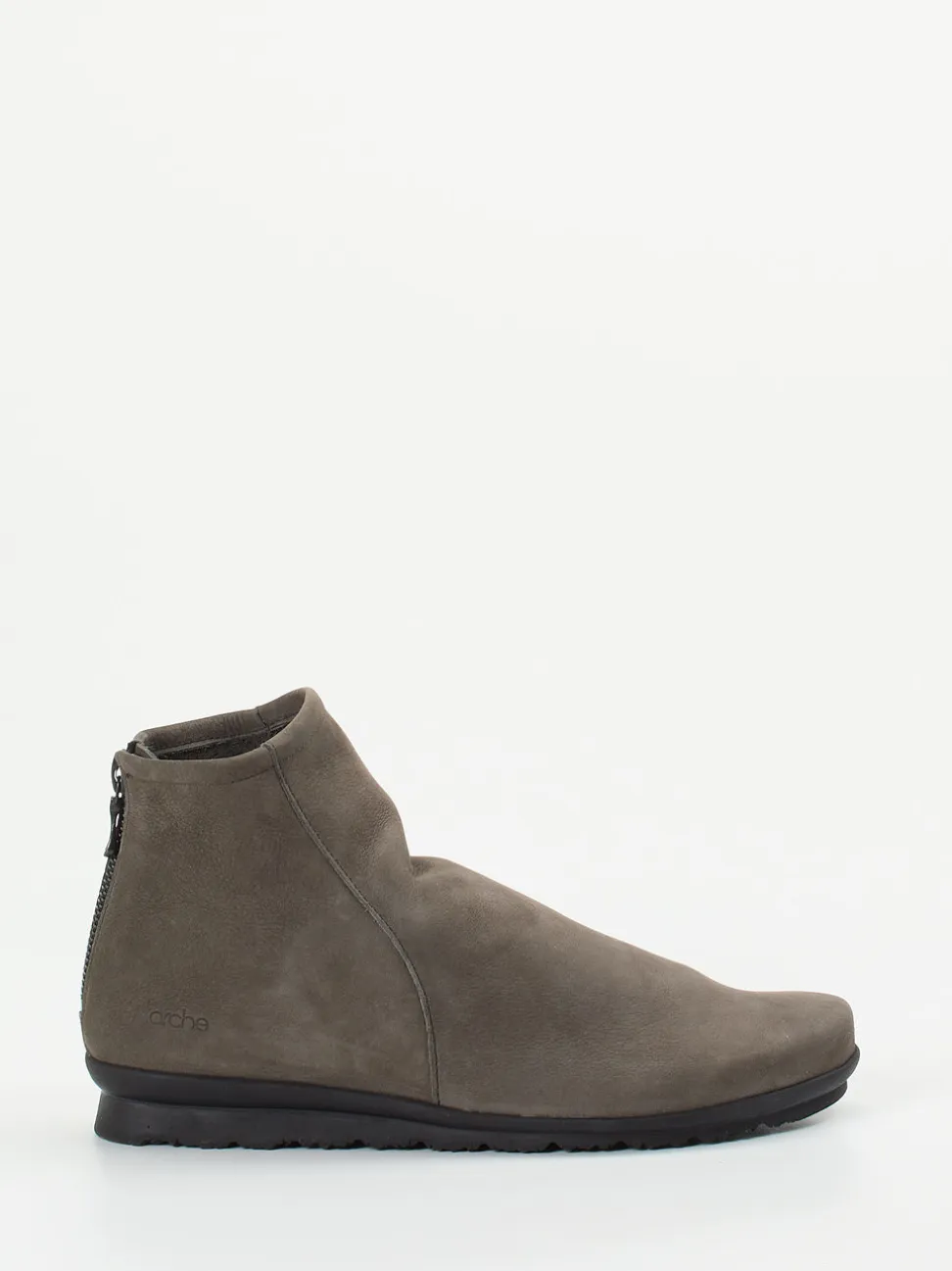 Arche – Stiefelette aus Nubukleder in Grau
