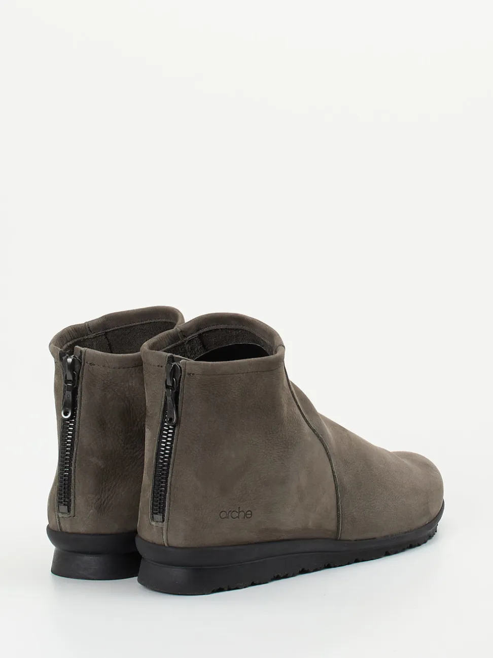 Arche – Stiefelette aus Nubukleder in Grau