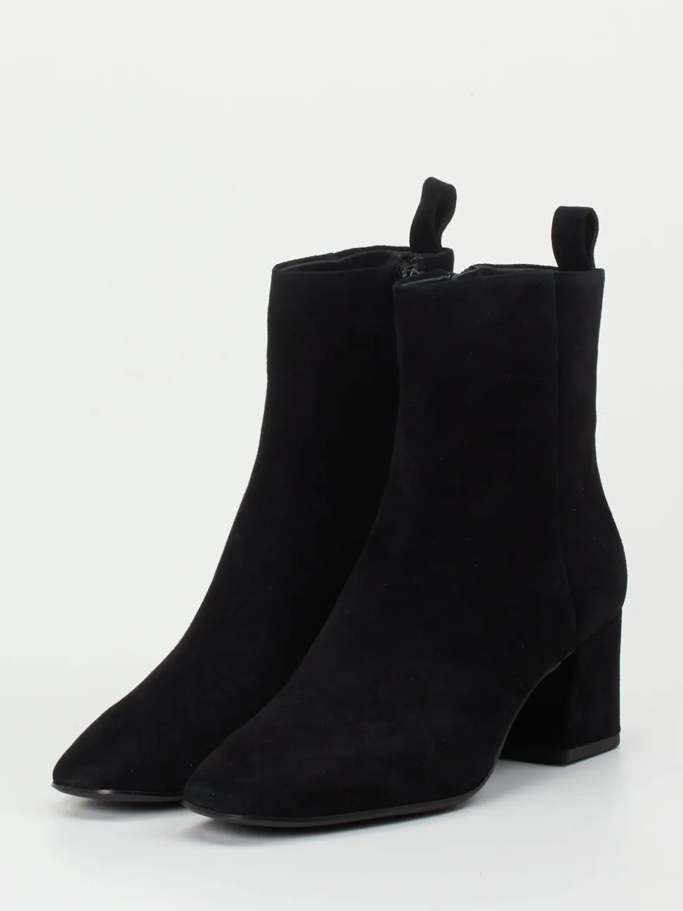 ASH – Stiefeletten aus Veloursleder Schwarz