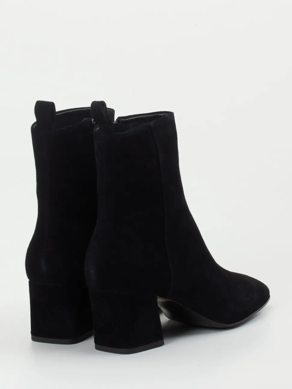 ASH – Stiefeletten aus Veloursleder Schwarz