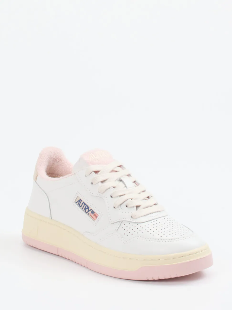 Autry – Sneaker aus Leder mit Pastellakzenten