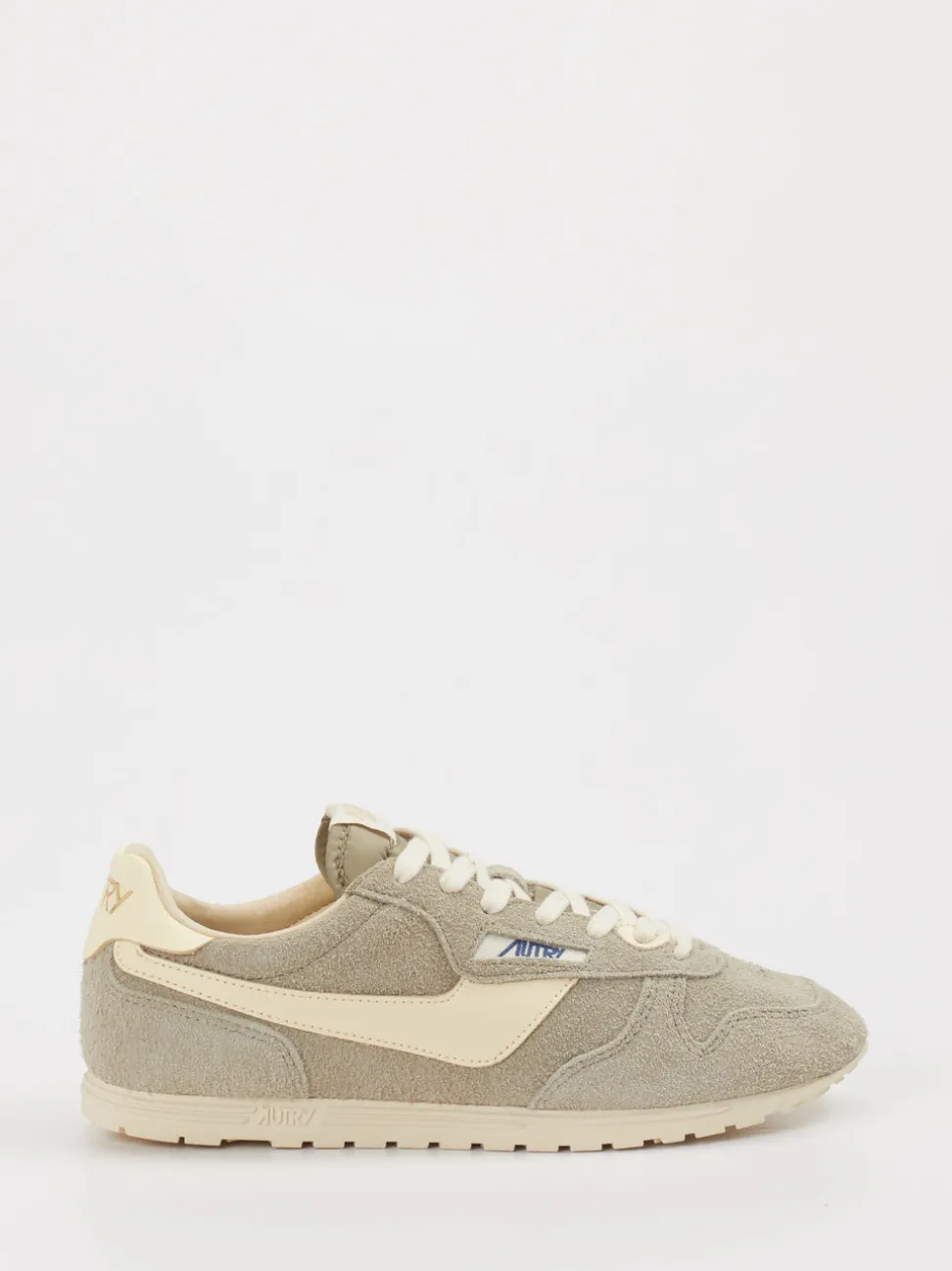 Autry – Sneaker aus Veloursleder in Beigegrau