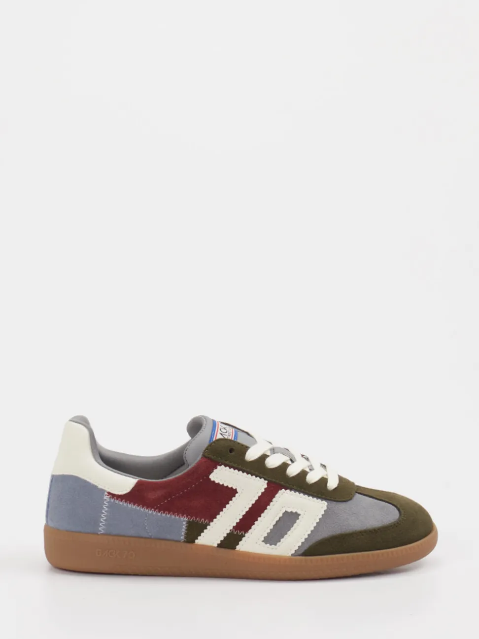 Back 70 – Retro-Sneaker aus Leder in Olivgrün