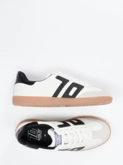 Back 70 – Retro-Sneaker aus Veloursleder Weiß