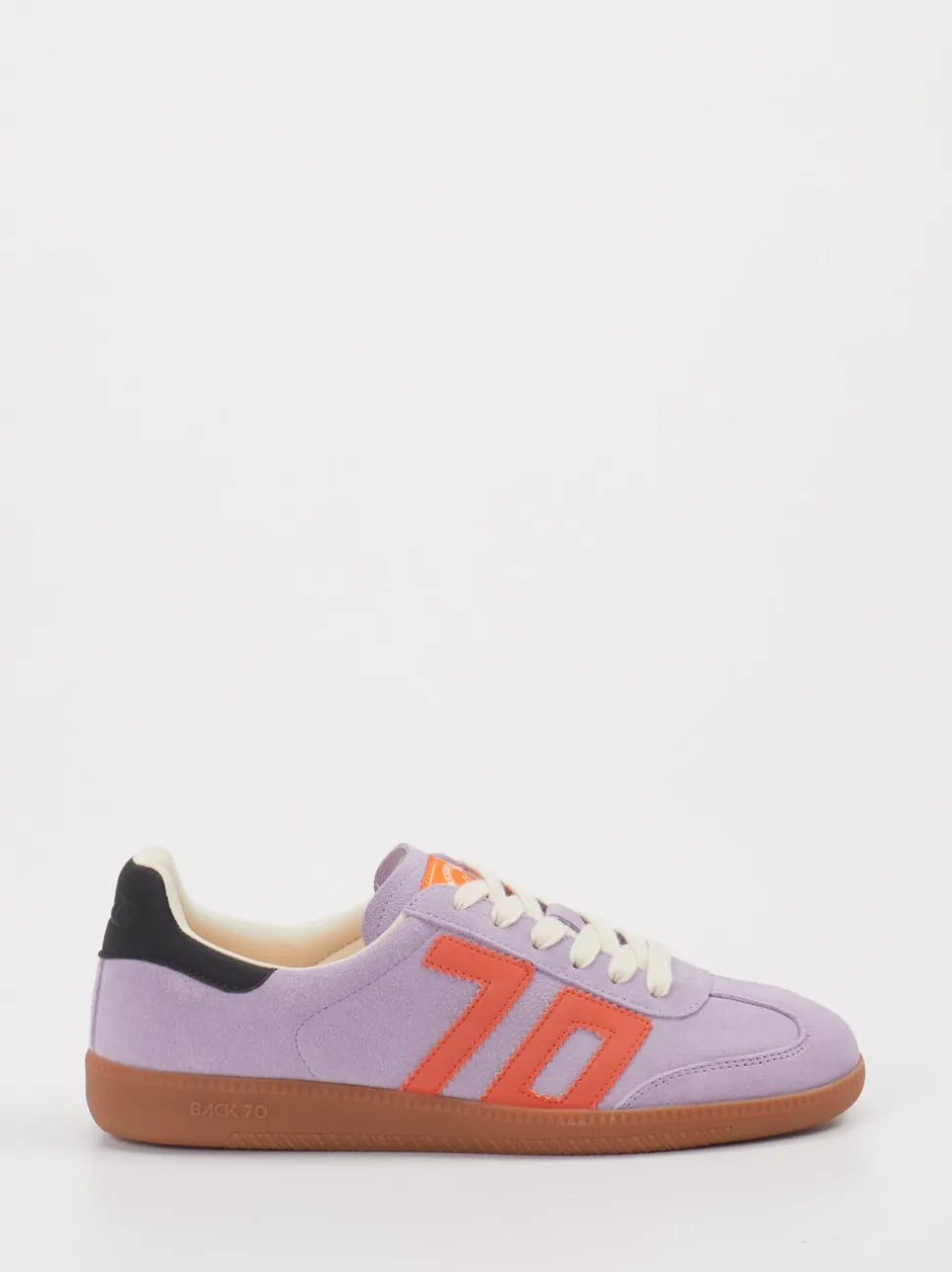 Back 70 – Retro-Sneaker aus Veloursleder Flieder