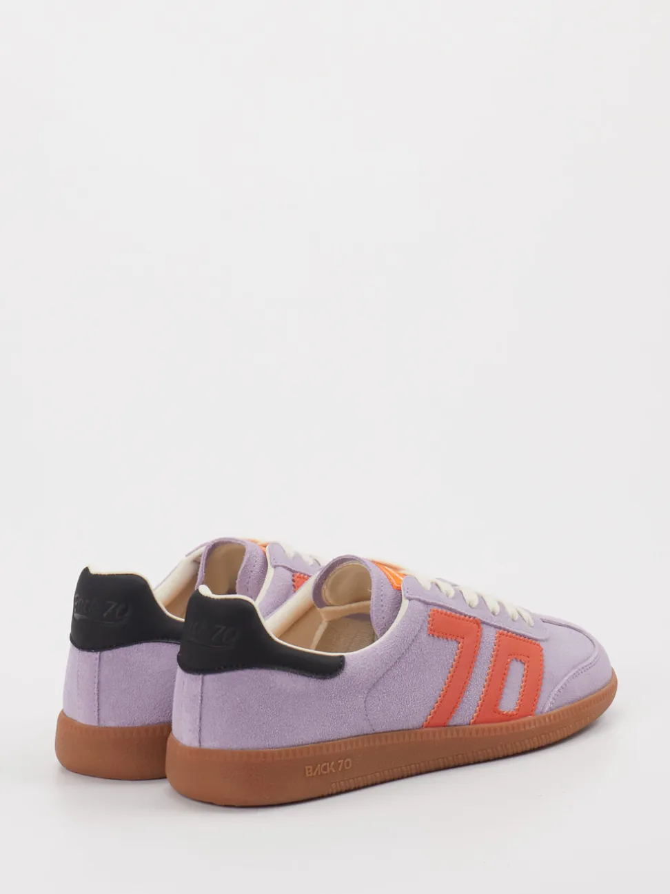 Back 70 – Retro-Sneaker aus Veloursleder Flieder