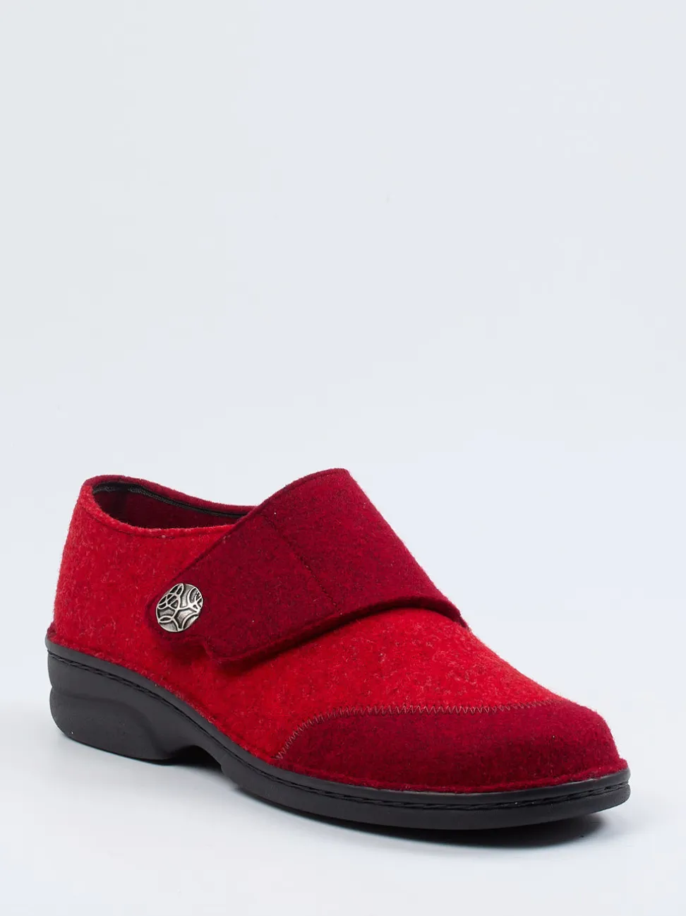Berkemann – Klettslipper aus Filz in Dunkelrot