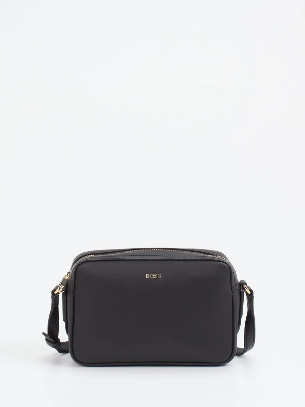 Boss – Schultertasche aus Lederimitat Schwarz