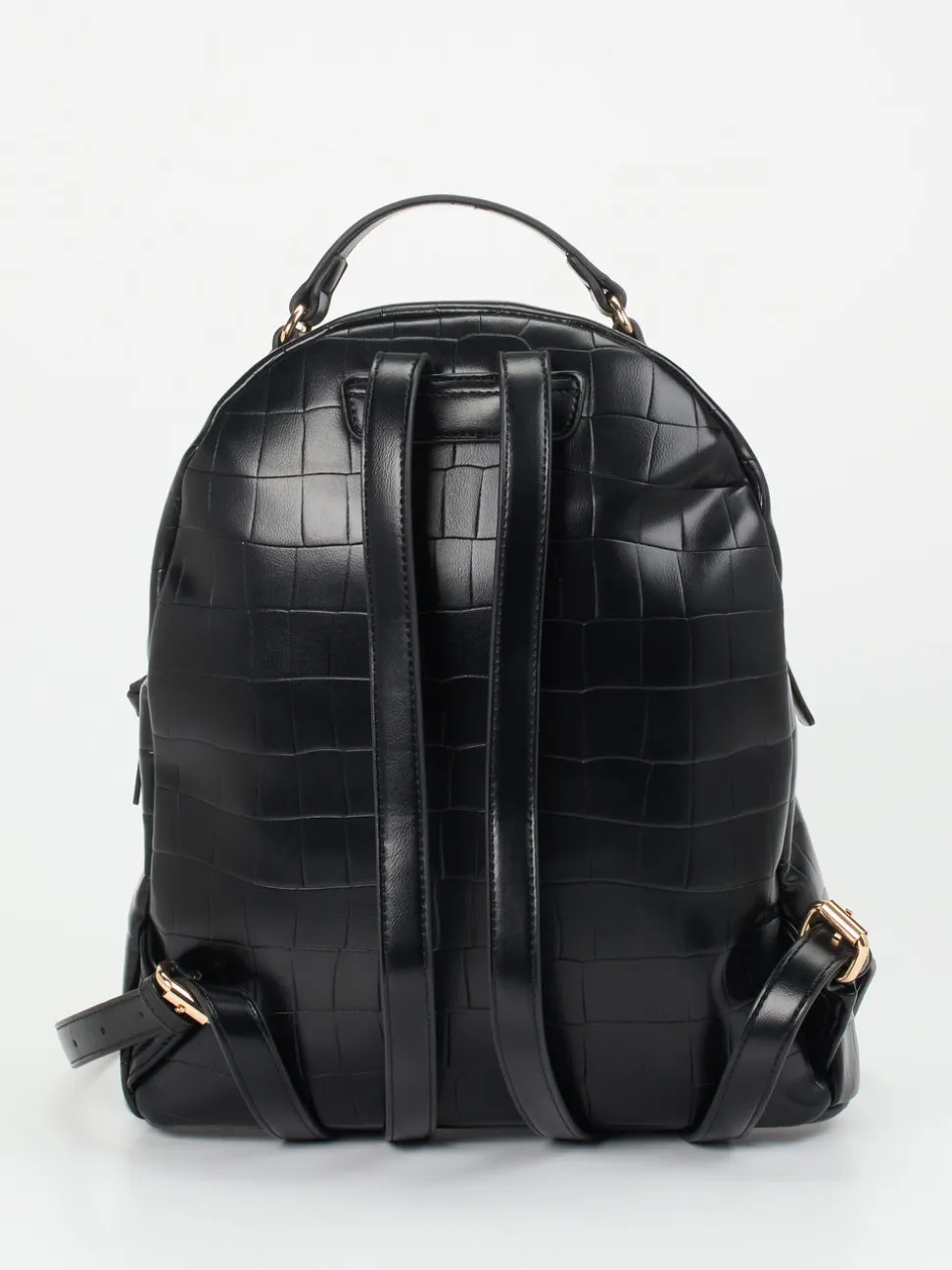 CAFèNOIR – Mini-Rucksack aus Synthetik mit Kroko-Prägung