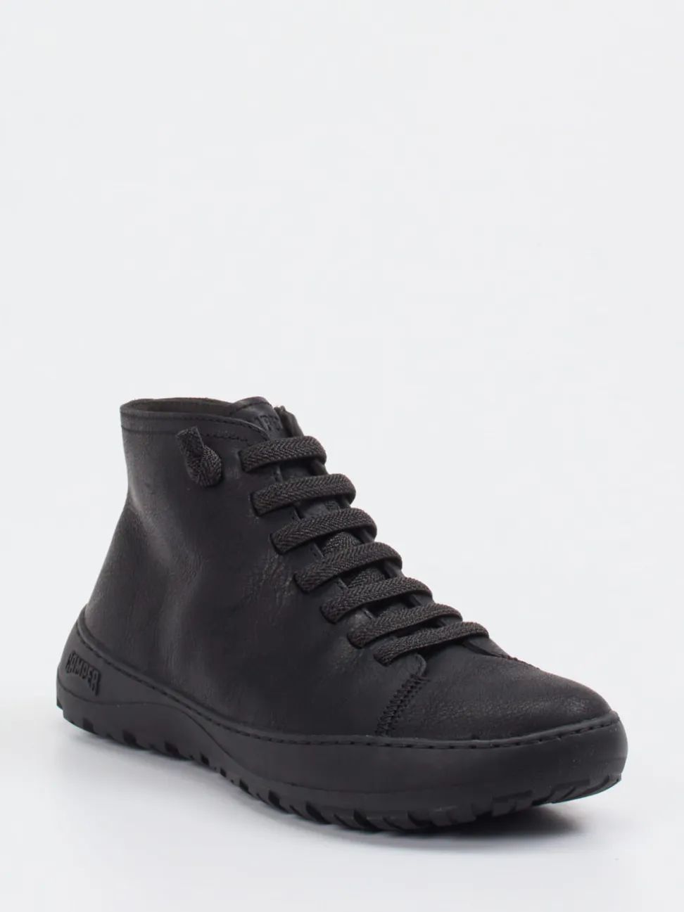 Camper – Schnürboots aus Nubukleder Schwarz