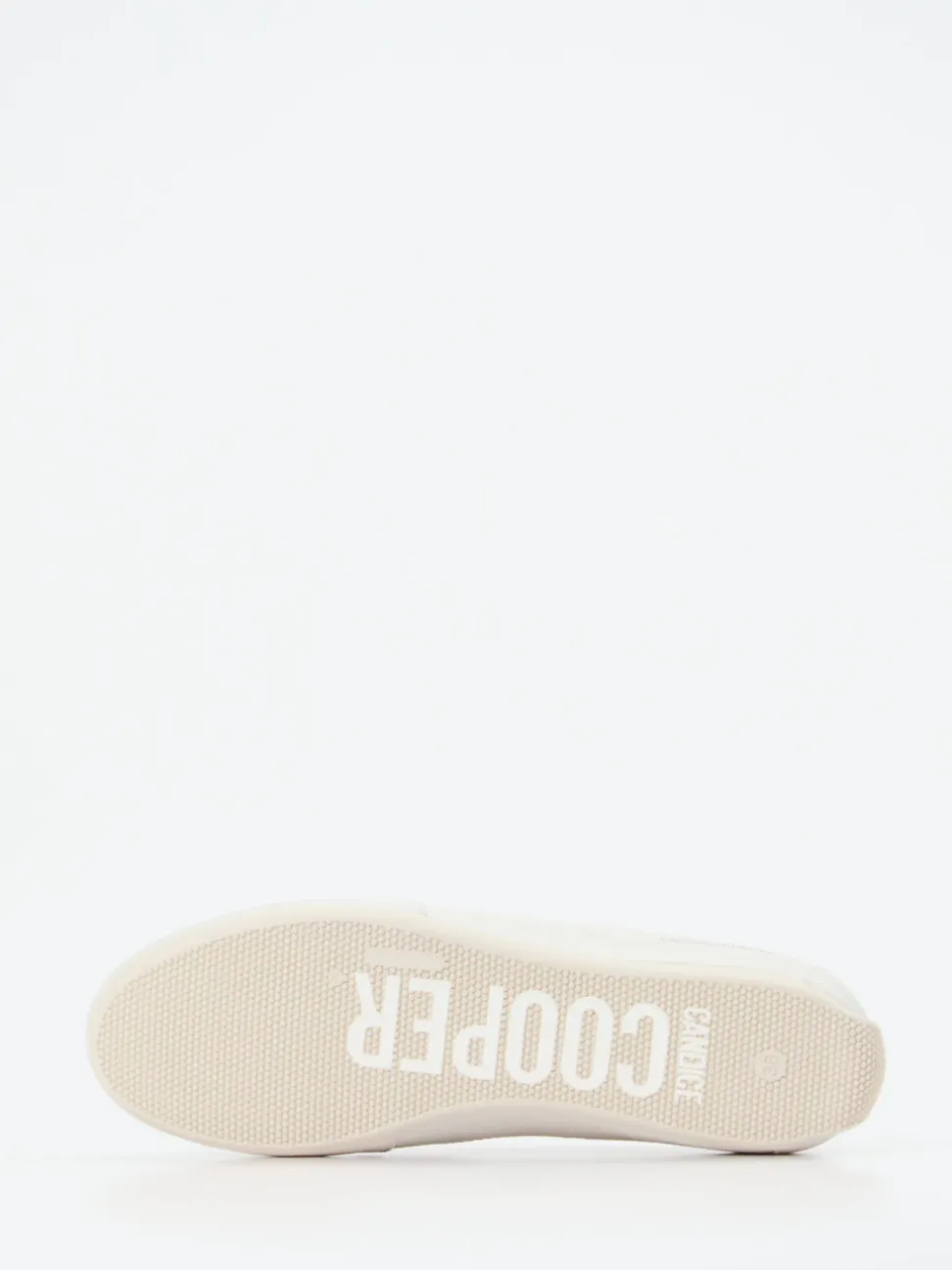 Candice Cooper – Sneaker aus geprägtem Leder rosémetallic