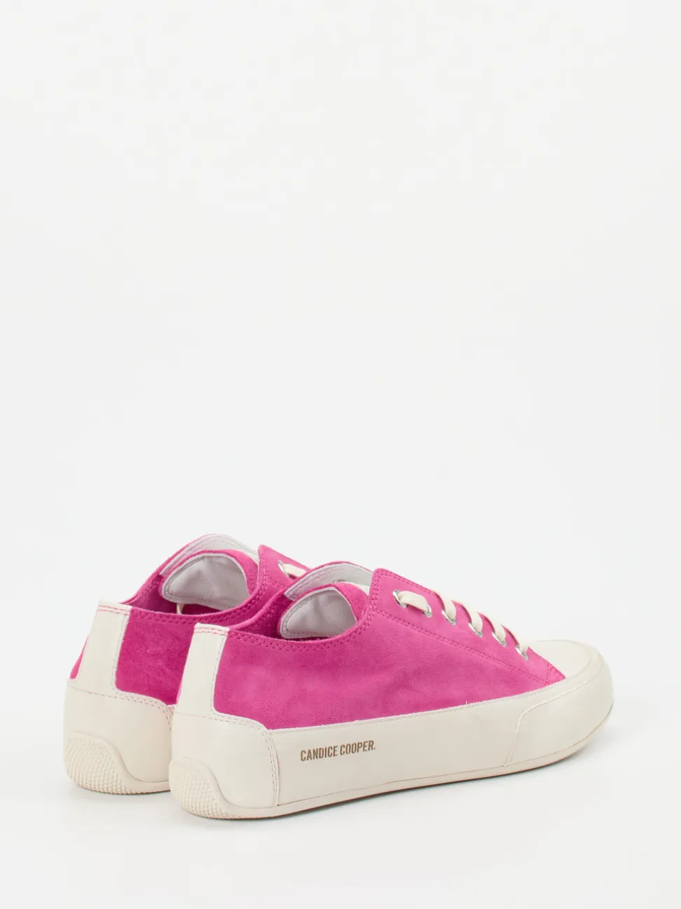 Candice Cooper – Sneaker aus Veloursleder Pink