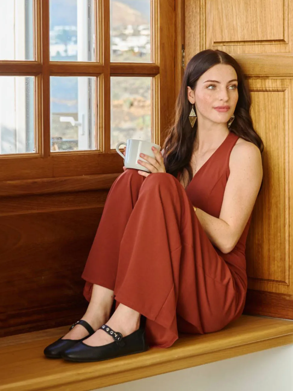 Candice Cooper – Spangenpumps aus Lammleder Schwarz